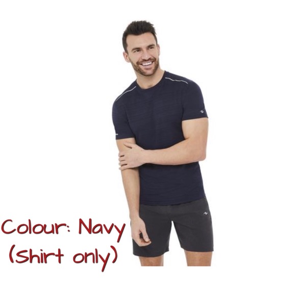 🎉 3/$20 Athletic Works Stripe Texture Tee - Picture 1 of 9